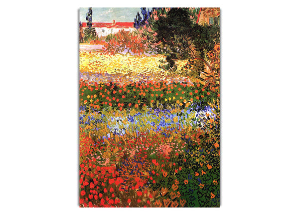 Flowering Garden By Van Gogh