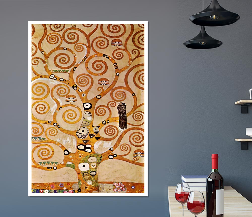 Klimt Frieze 2 Print Poster Wall Art
