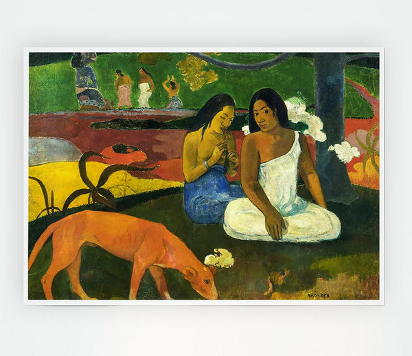 Gauguin Arearea Print Poster Wall Art