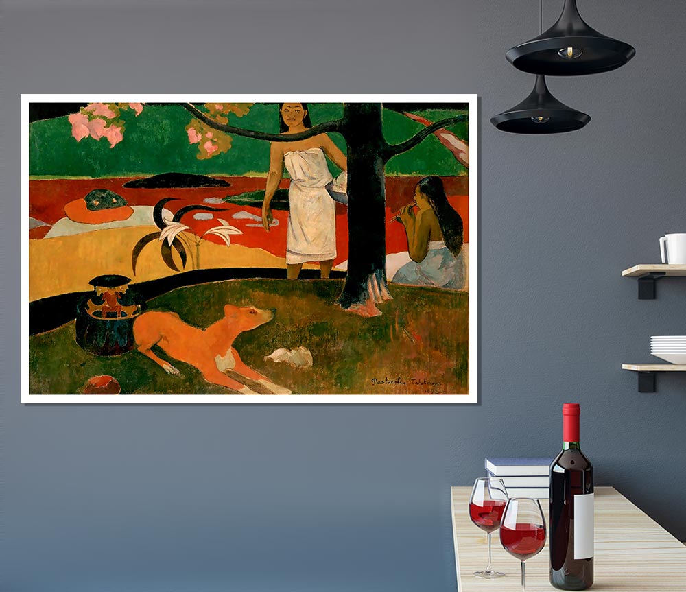 Gauguin Pastorales Tahitiennes Print Poster Wall Art