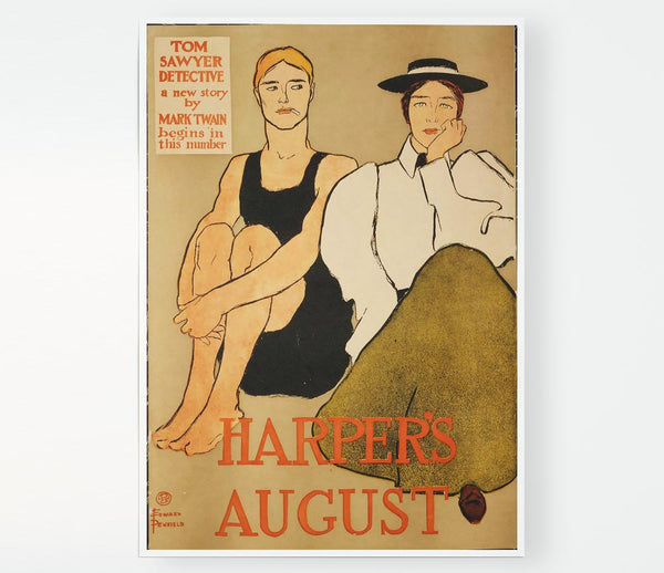 Harpers August Print Poster Wall Art