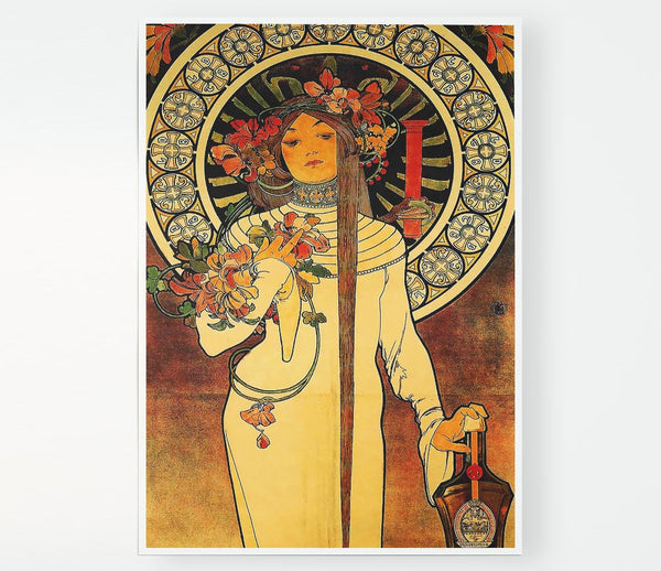 Alphonse Mucha La Trappistine Print Poster Wall Art