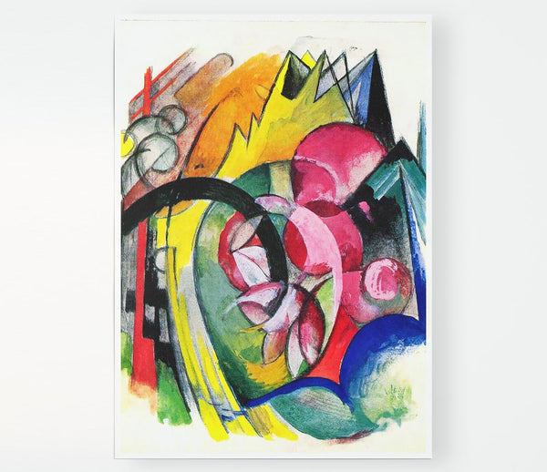 Franz Marc Small Composition 2 Print Poster Wall Art