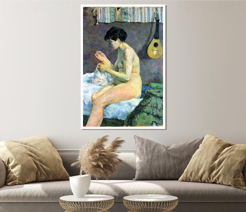 Gauguin Study Of A Nude Print Poster Wall Art