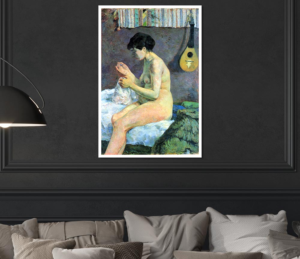 Gauguin Study Of A Nude Print Poster Wall Art