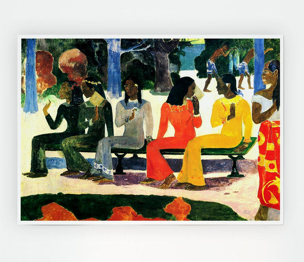 Gauguin Ta Matete Print Poster Wall Art