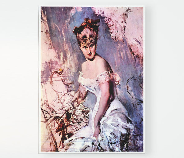 Giovanni Boldini The Actress Alice Regnault Print Poster Wall Art