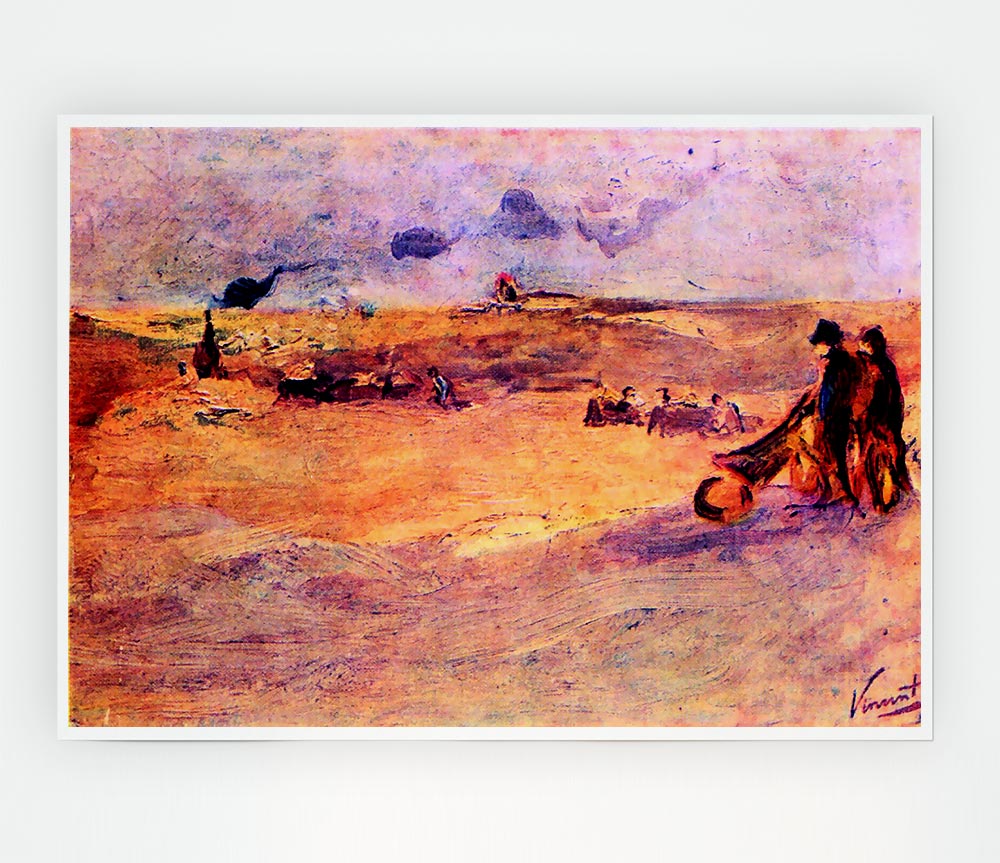 Van Gogh The Dunes Print Poster Wall Art