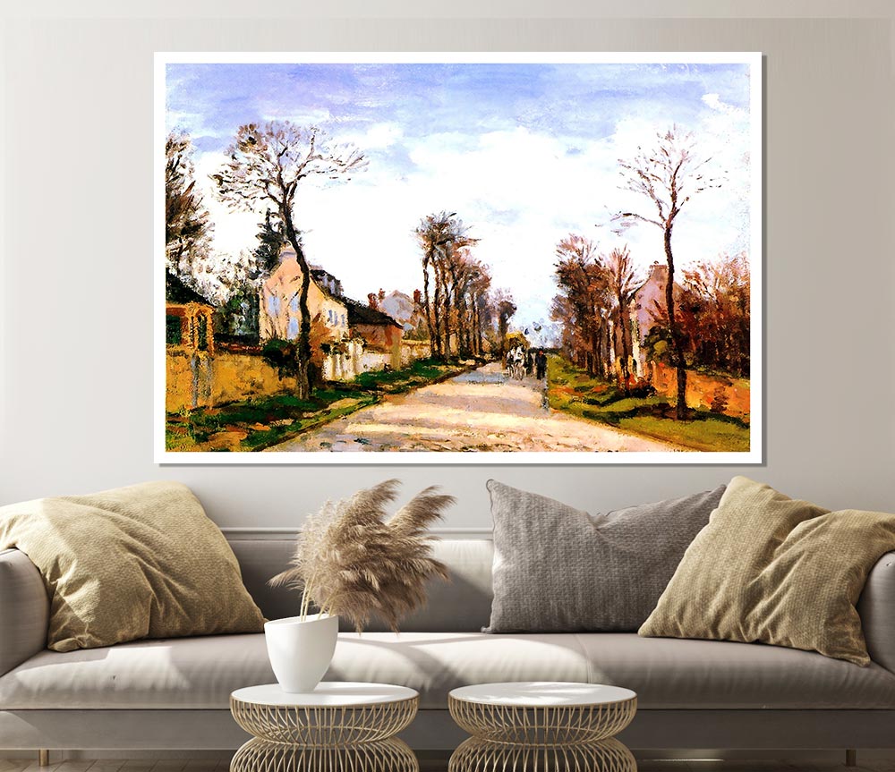 The Versailles Road 2 By Pissarro Print Poster Wall Art