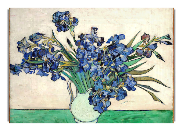 Van Gogh Irises In A Vase