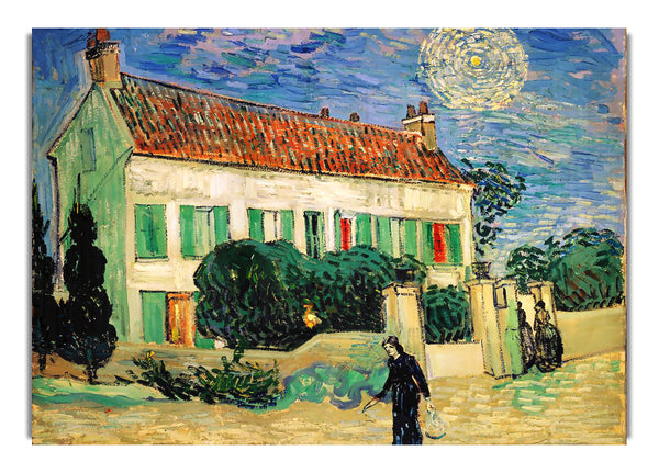 Van Gogh White House At Night