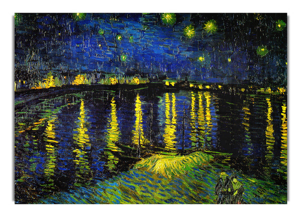 Vincent Van Gogh Starry Night Over Rhone Art Classic Canv