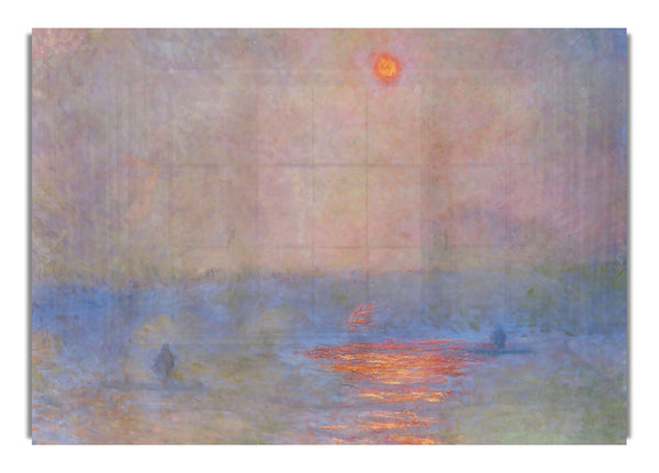 Waterloo Bridge, The Sun In The Fog By Monet