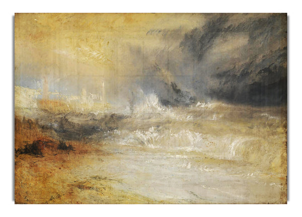 Waves Breaking On A Lee Shore By Joseph Mallord Turner