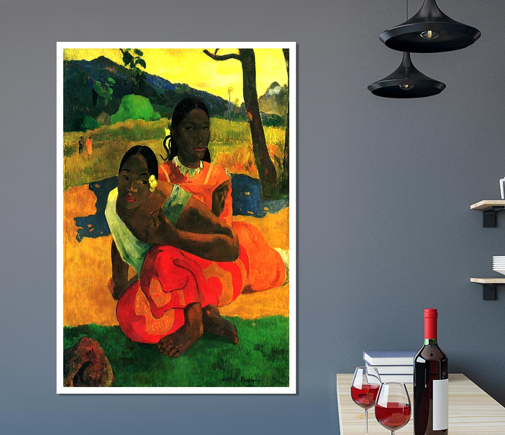 Gauguin When You Hear Print Poster Wall Art