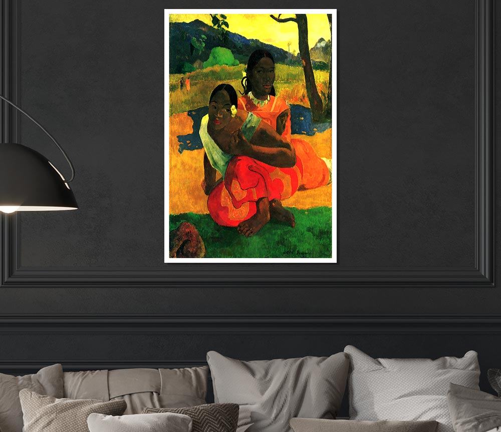 Gauguin When You Hear Print Poster Wall Art