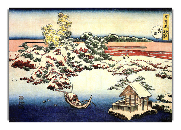 Winter Landscape Of Suda By Hokusai