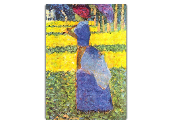 Woman With Parasol By Seurat