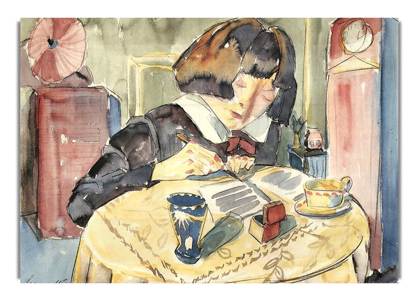 Writing Girl (Sonia Gramatté) By Walter Gramatte