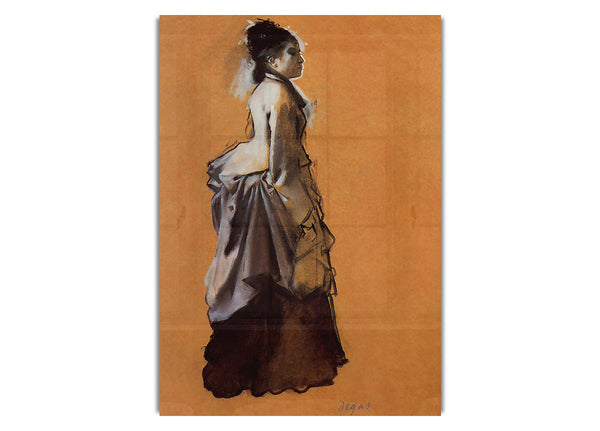 Young Lady In The Road Costume By Degas