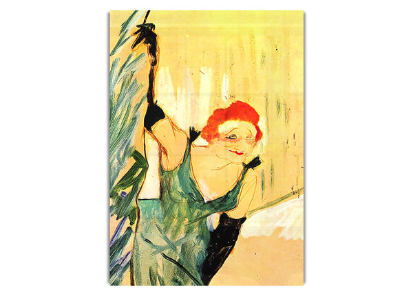 Yvette Guilbert Greets The Audience By Toulouse Lautrec