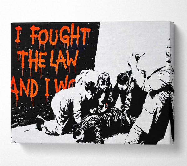 Picture of I Fought The War And I... Canvas Print Wall Art