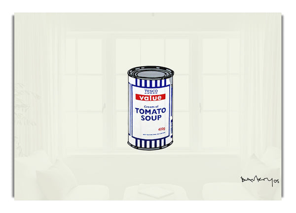 Tesco'S Value Tomato Soup Banksy Canvasb L