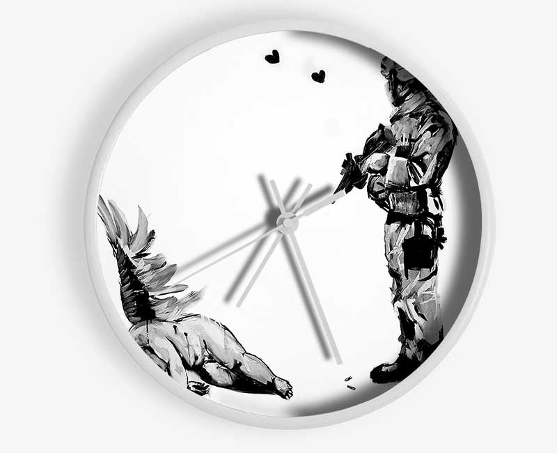 Who Killed Cupid Clock - Wallart-Direct UK