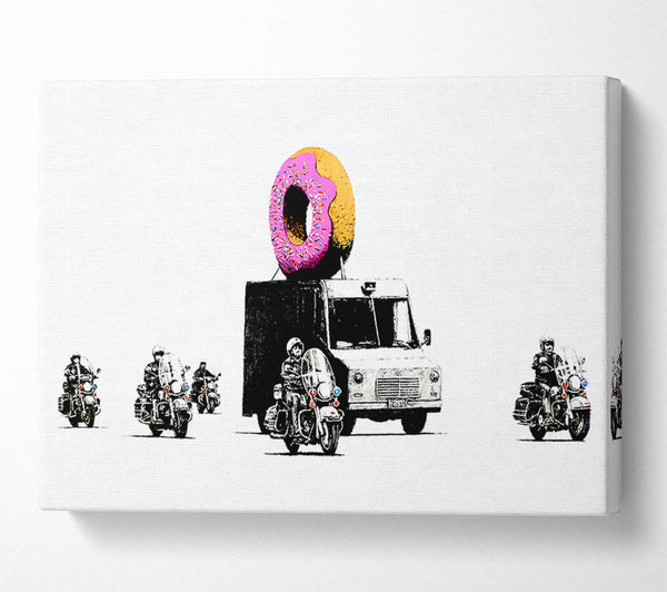 Picture of Donut Security Canvas Print Wall Art