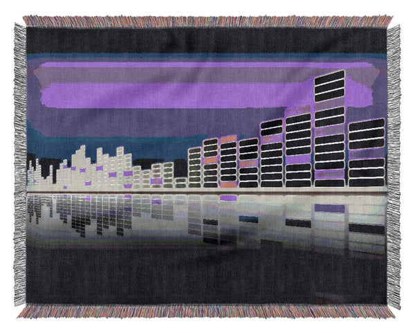 Graphic Equalizer Reflection Woven Blanket