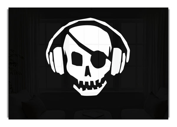 Skeleton Pirate Headphones