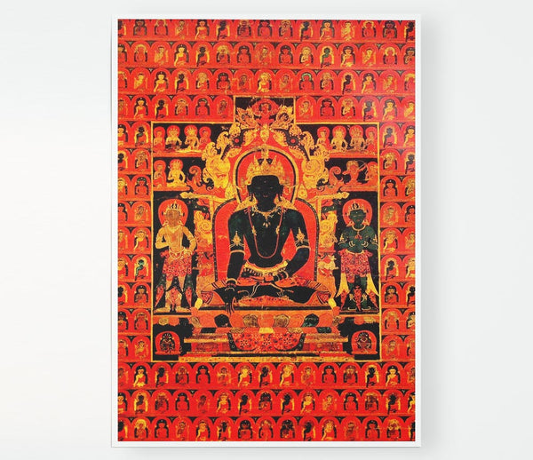 Tibetanthe Dhyani Buddha Akshobhya Tibetan Print Poster Wall Art