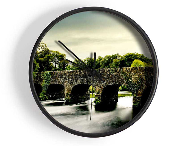 Stone Bridge Clock - Wallart-Direct UK