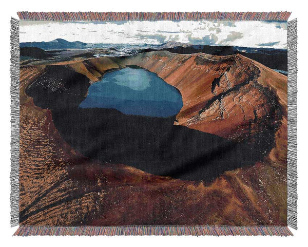 Arctic Volcanic Woven Blanket
