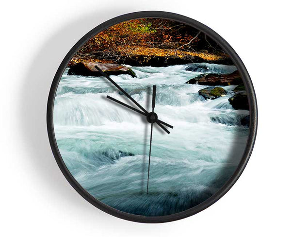 River Rocks Clock - Wallart-Direct UK
