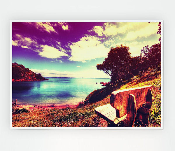 Take In The View Print Poster Wall Art