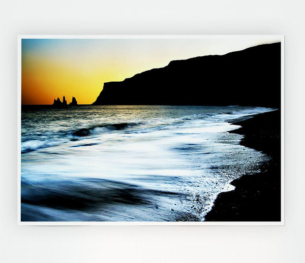 Early Morning Tide Print Poster Wall Art