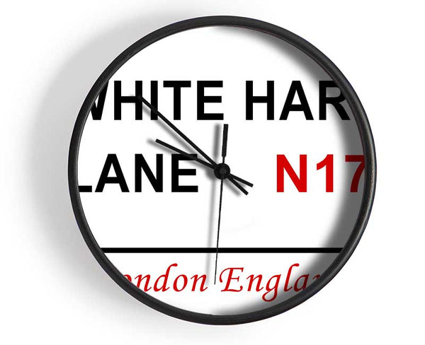 White Hart Lane Signs Clock - Wallart-Direct UK