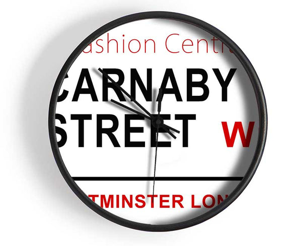 Carnaby Street Signs Clock - Wallart-Direct UK
