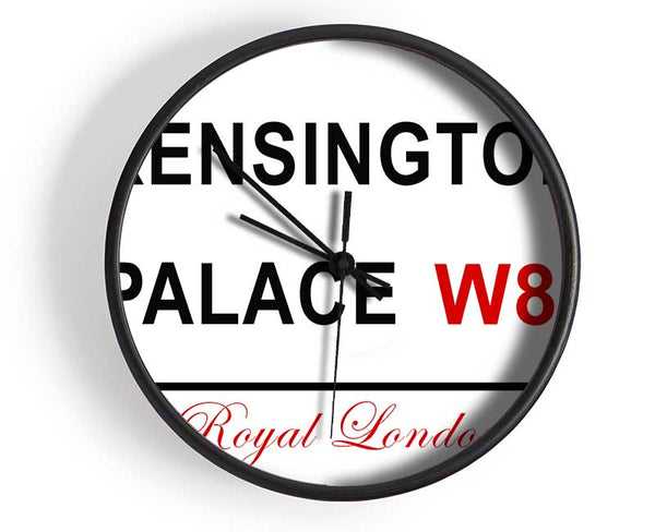 Kensington Palace Signs Clock - Wallart-Direct UK