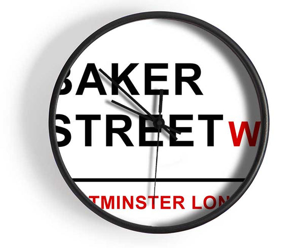 Baker Street Signs Clock - Wallart-Direct UK
