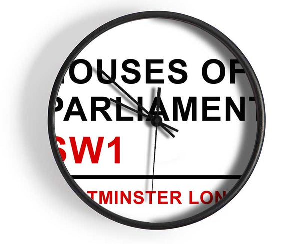Houses Of Parliament Signs Clock - Wallart-Direct UK
