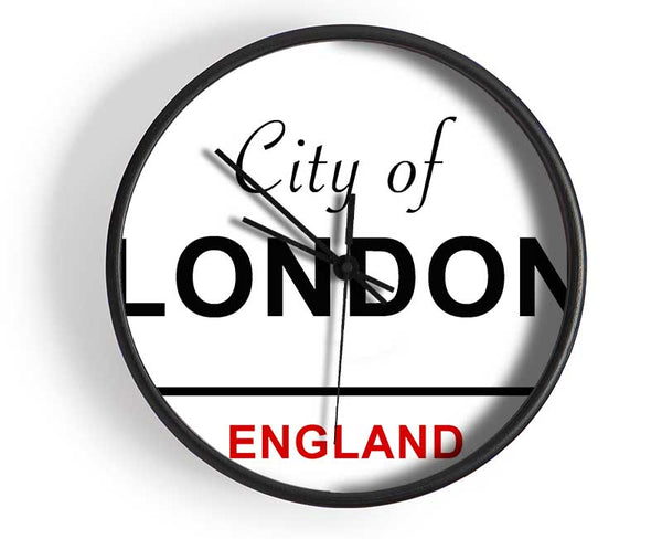 City Of London Signs Clock - Wallart-Direct UK