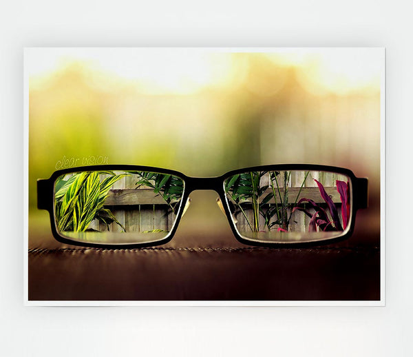 Clear Vision Print Poster Wall Art