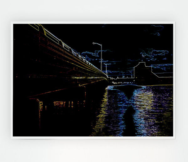 Water Front Print Poster Wall Art