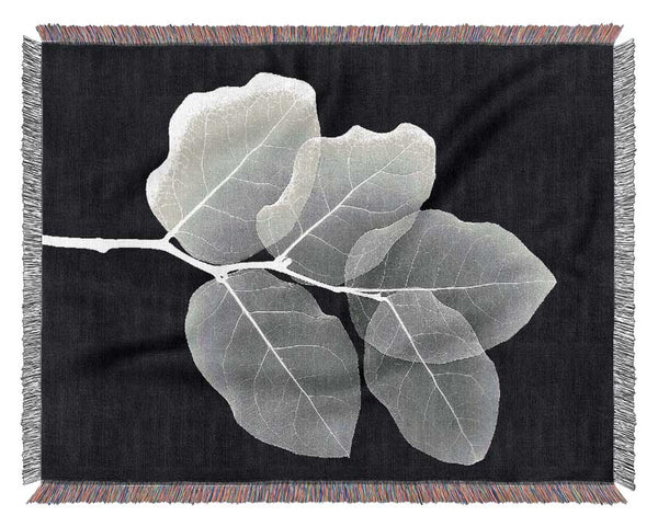 Winter Leaf Woven Blanket
