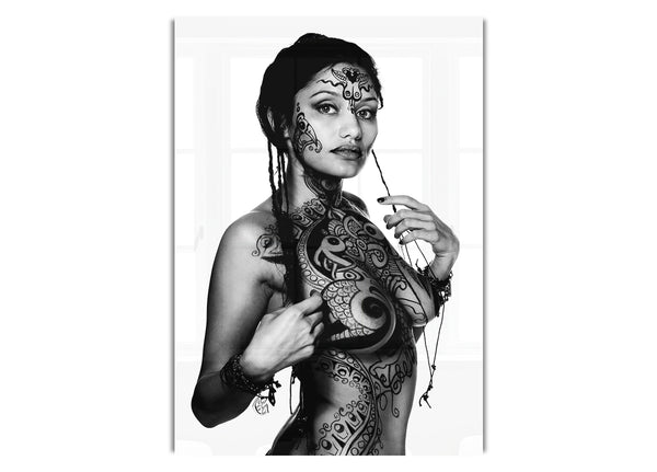 Tribal Tattooed Female