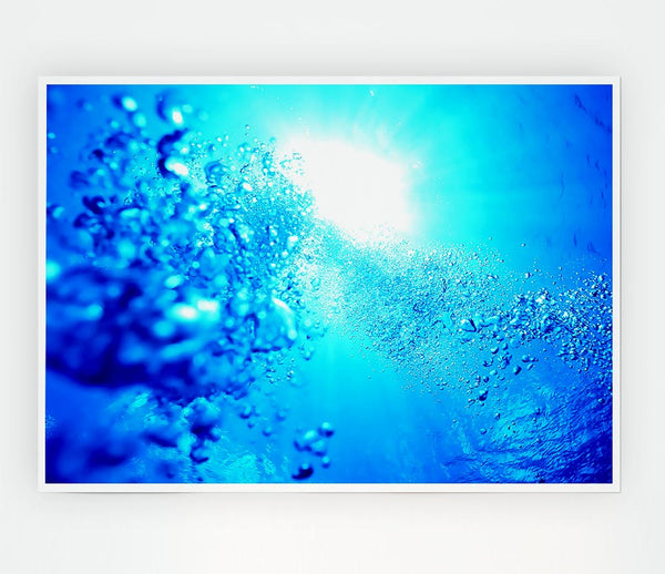 Water Elements In The Sun Print Poster Wall Art