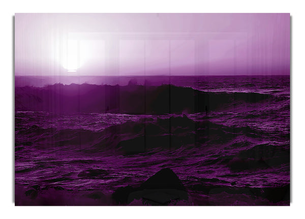 Purple Ocean Sun 1