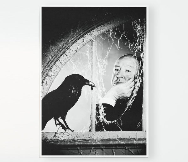 Alfred Hitchcock The Birds Print Poster Wall Art